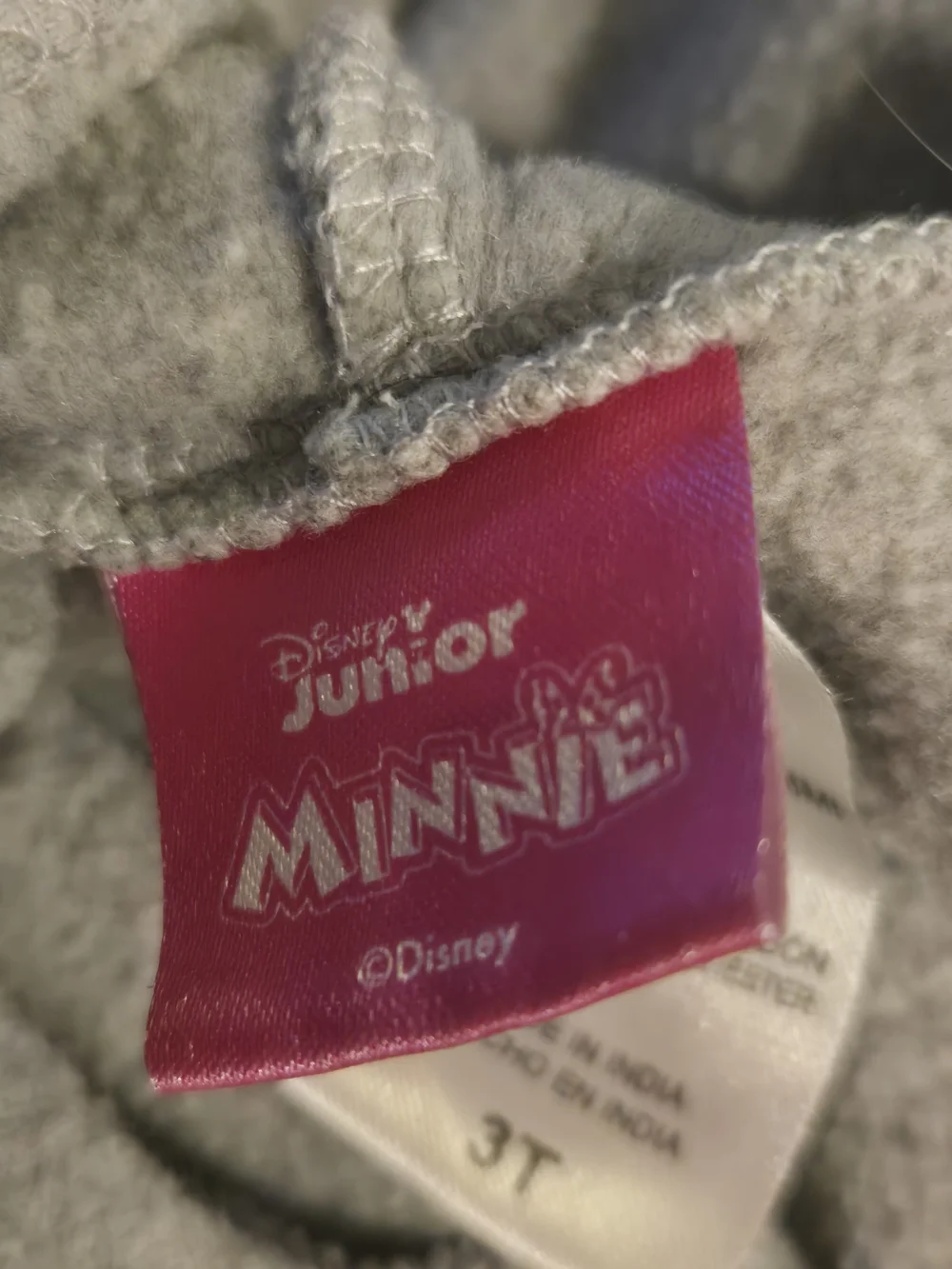 Disney Minnie Mouse Gray & Pink Hoodie 3T Leggings 2T
